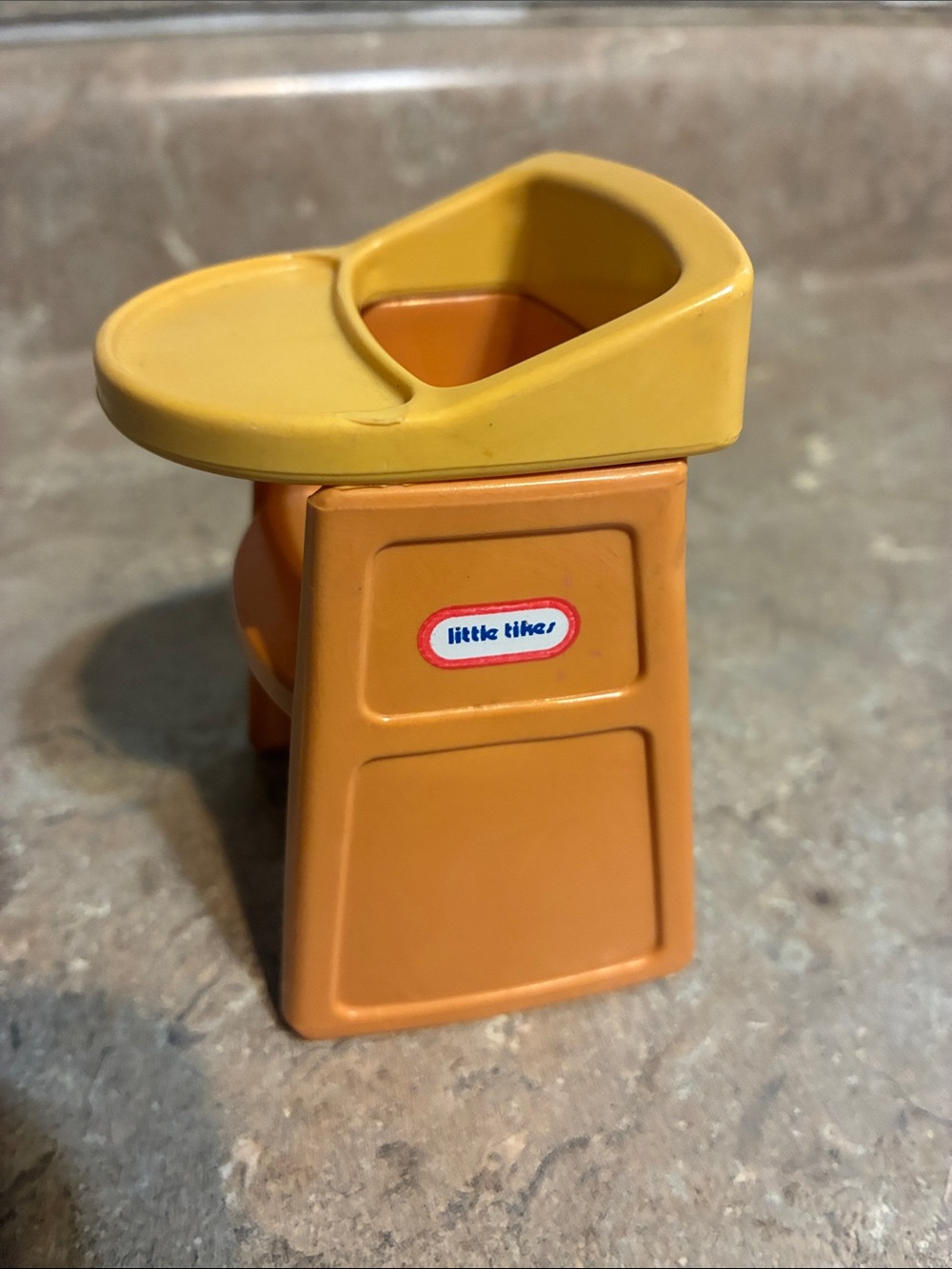 Little Tikes Orange and Yellow Toy High Chair - Kids Toys Vintage - Picture 6 of 7